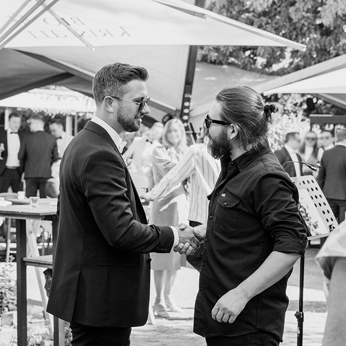 Gratulant Hochzeit